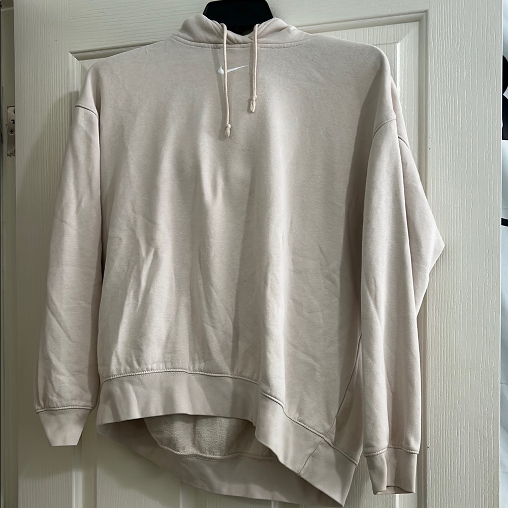 Nike Center Swoosh Cream Pullover hoodie